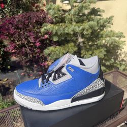 DS Air Jordan 3 Retro Varsity Royal