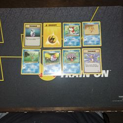 8 Vintage Pokémon Cards