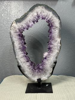 Amethyst Crystal Portal On Stand 