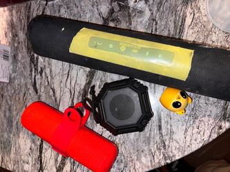 Lot of 4 Portable Bluetooth Speakers