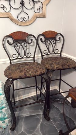 Rod Iron Bar Stools