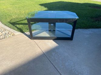 Glass Corner TV Stand