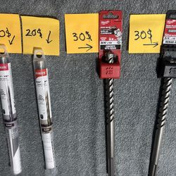 READ DESCRIPTION Diablo & Milwaukee concrete rebar drill bits