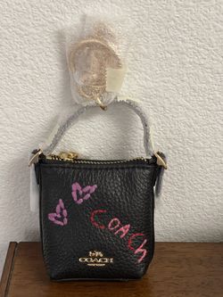 Coach Mini Bag Keychain Charm