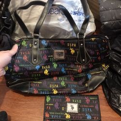 Polo USPA Purse & Matching Wallet