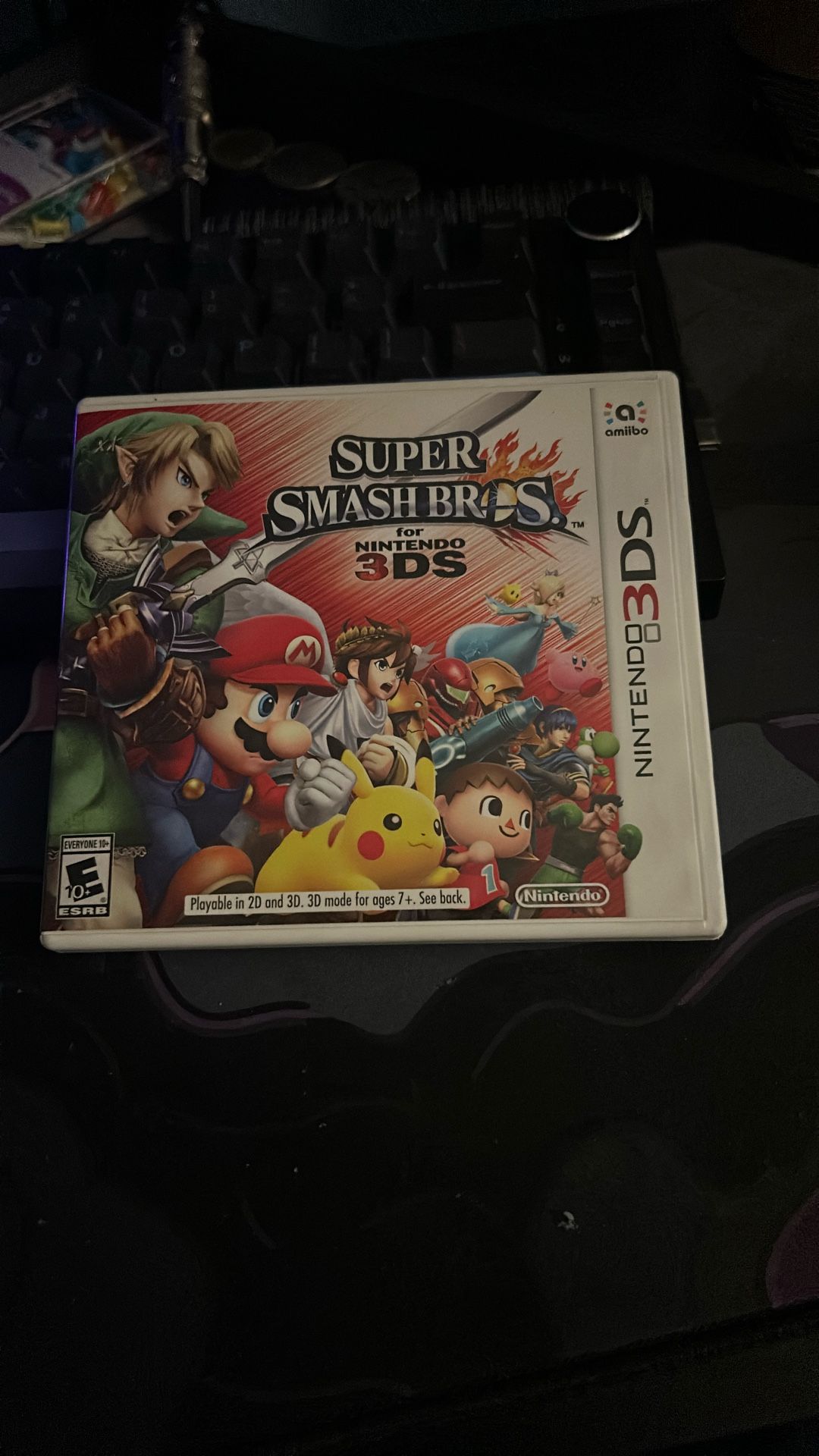 super smash bros case for nintendo 3ds