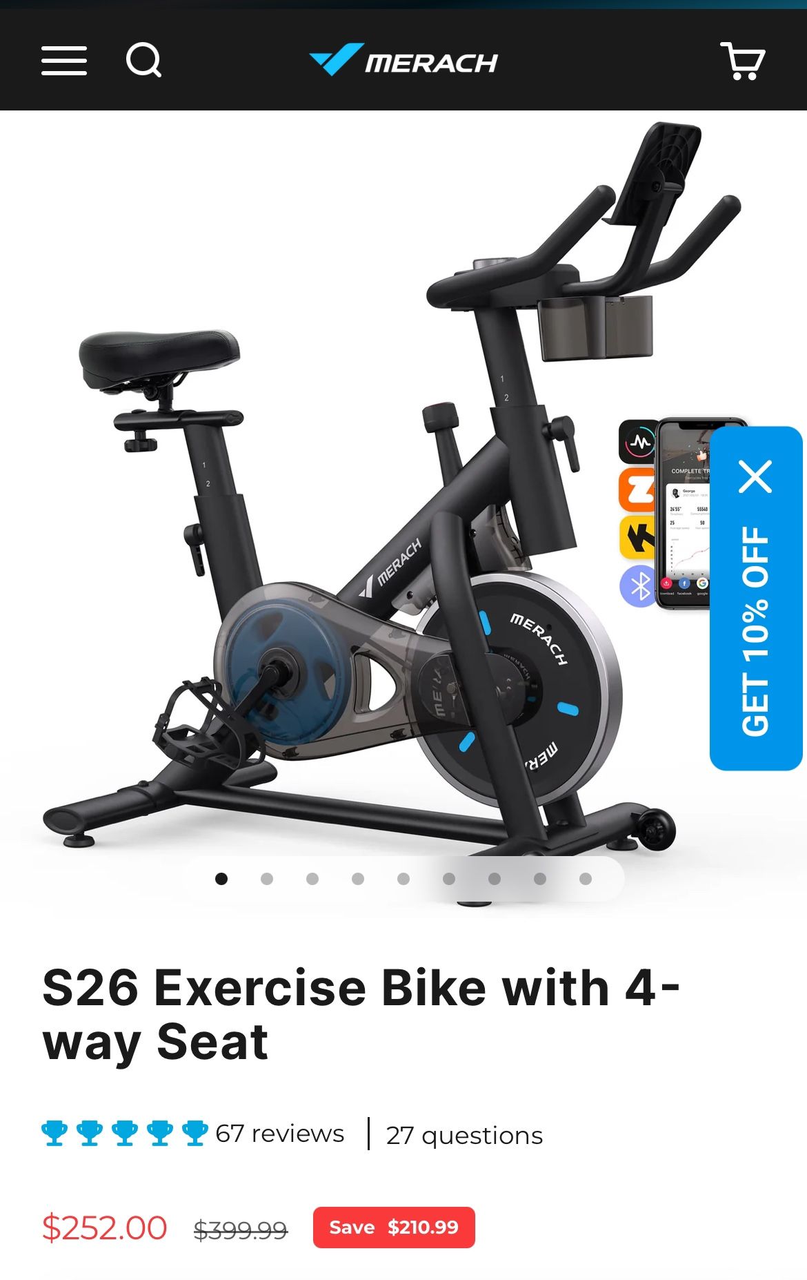 Merach MP-S26 Exercise Bike