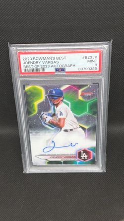 2023 Bowman's Best Joendry Vargas #B23JV Best of 2023 AUTO PSA 9