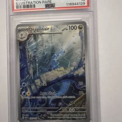 Dragonair 151 IR Psa10 Pokemon Card Slab 