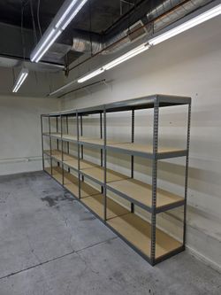Heavy Duty Shelving Racks 48x24 Boltless Shelves Similar To Uline And Grainger Delivery Available