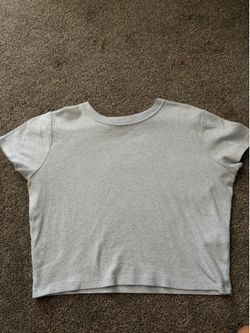 Baby blue Hollister baby tee