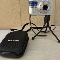 Olympus FE-210 7.1MP Compact Digital Camera Silver Olympus Carry Case Tested 