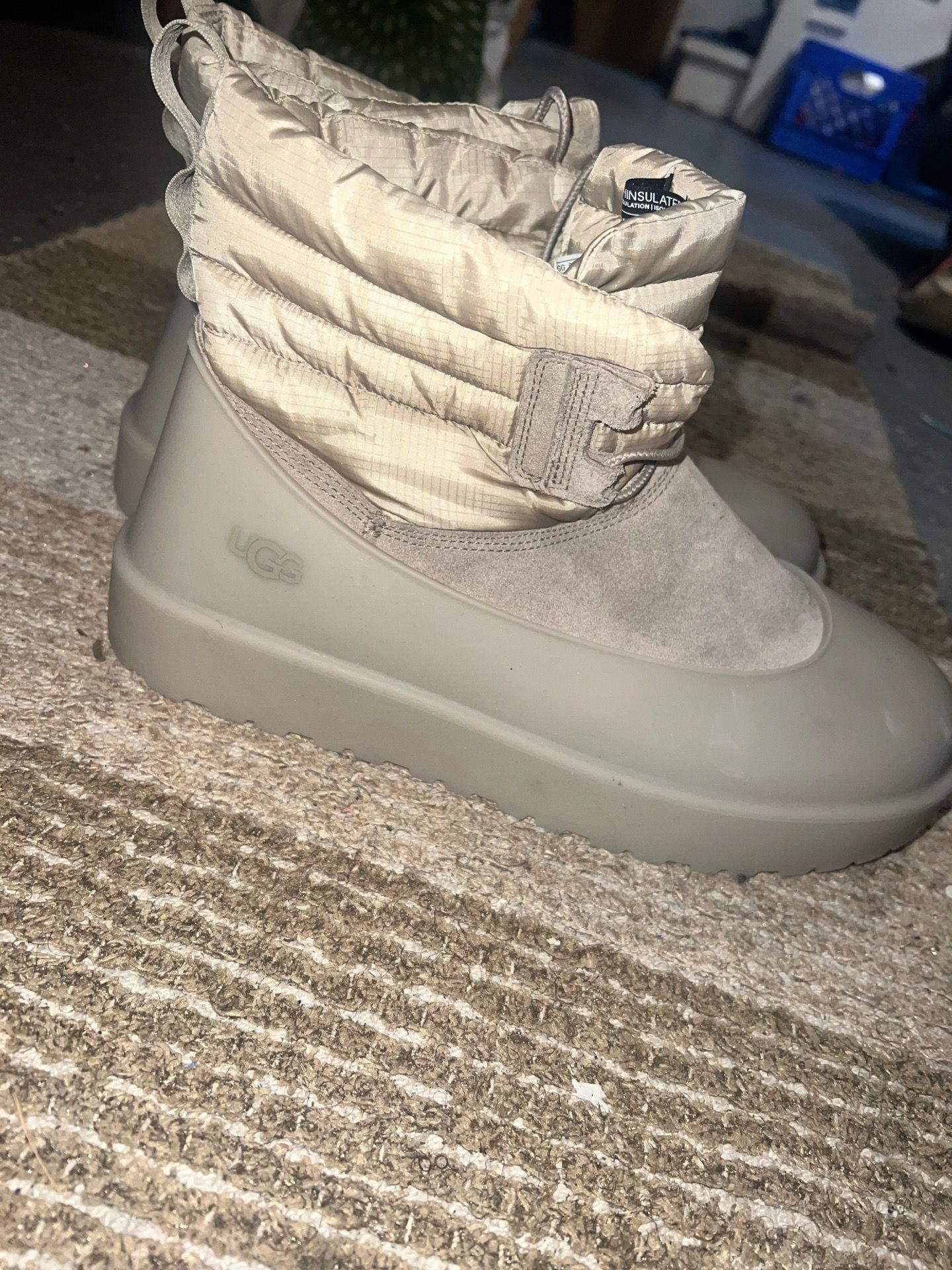 SIZE 11 MENS TAUPE UGG classic maxi toggle boot