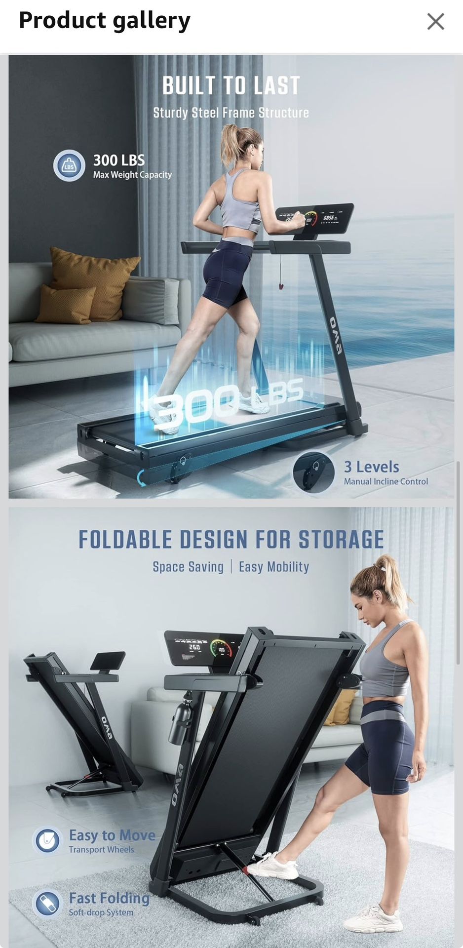 OMA FOLDABLE TREADMILL 