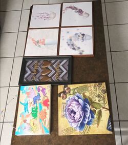 Mixed Wall Art and Framed Prints Bundle