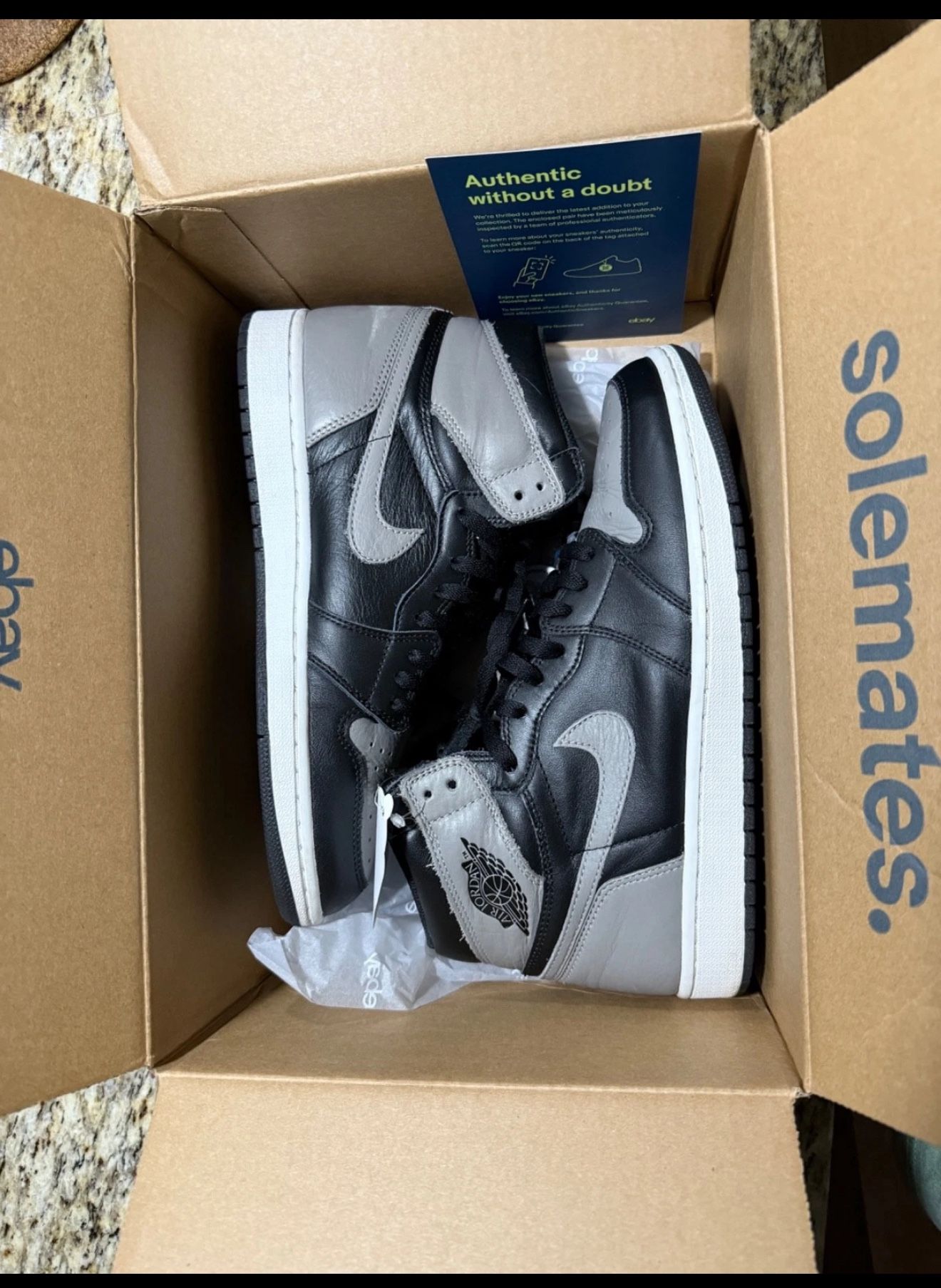 Men’s Jordan 1 Retro OG High Shadow (2018) size 10
