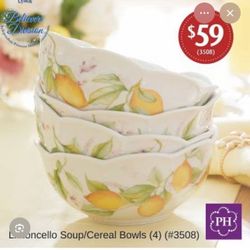 Platos Para Sopa Lemoncello