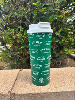 Starbucks Road Trip Collection Dual Lid stainless steel Tumbler 20oz