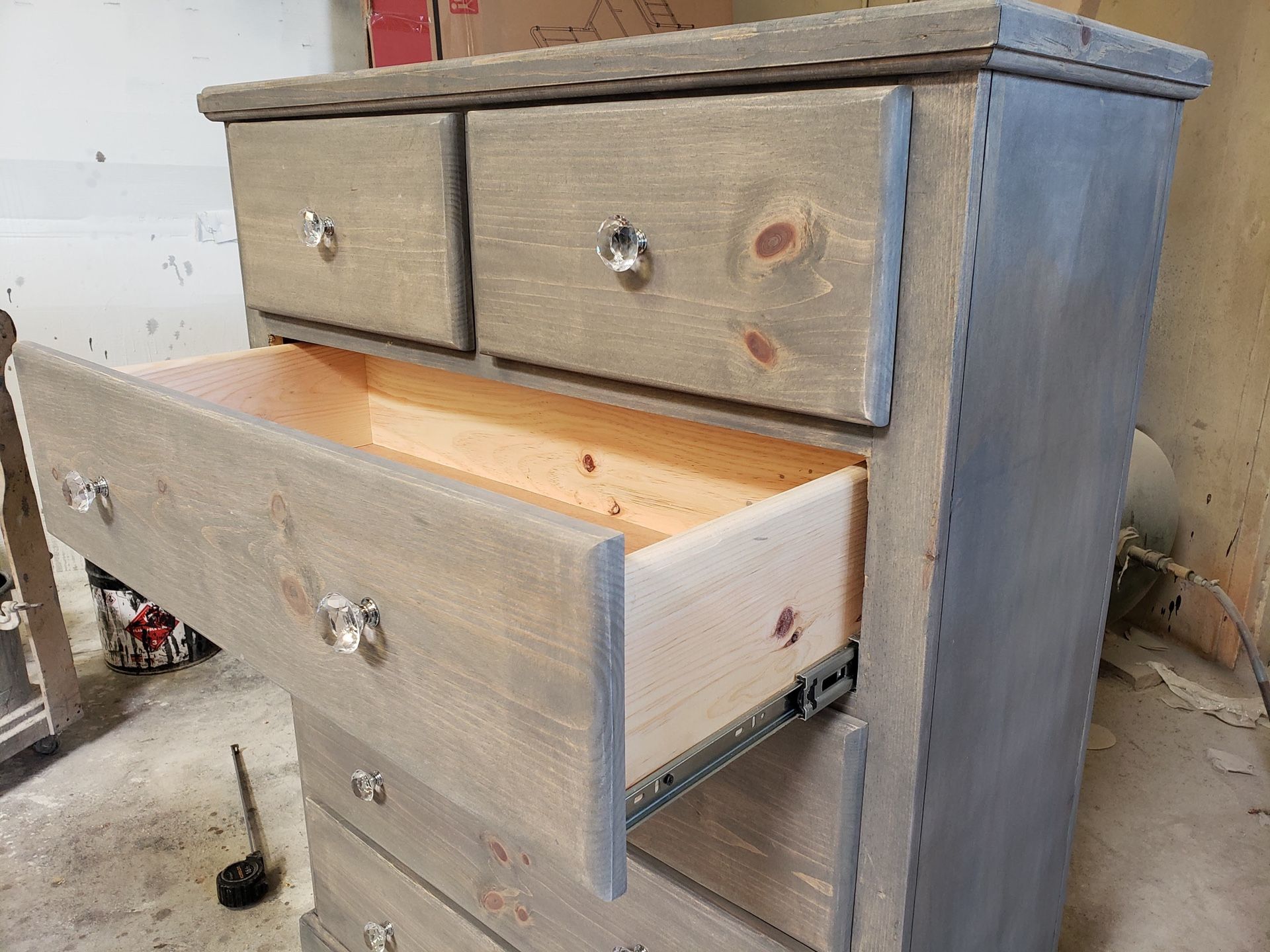 New 6 Drawer Tall Chest made out of solid wood! Color can be changed!
