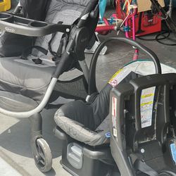 Stroller And Click In Car Seat 