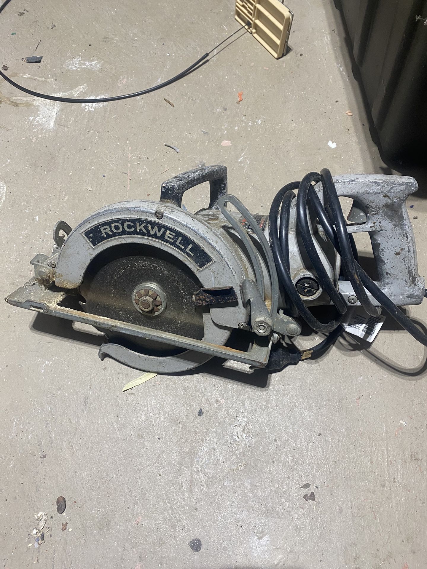 Vintage ROCKWELL Heavy Duty Circular Saw 7 1/2” Model 568
