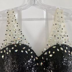 Gorgeous, Sequined Black Dress ~ Homecoming ~ Size Small 