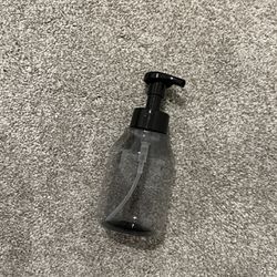 black foam soap pump bottle 