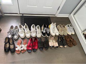 Shoes 14 pairs, all size 9