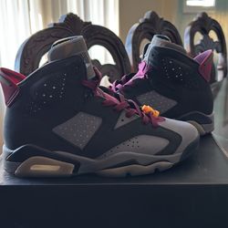 Nike Air Jordan Retro 6 VI Bordeaux Black Light Graphite Grey 2021  
