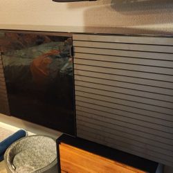 Cabinet - 3 Doors,  Black