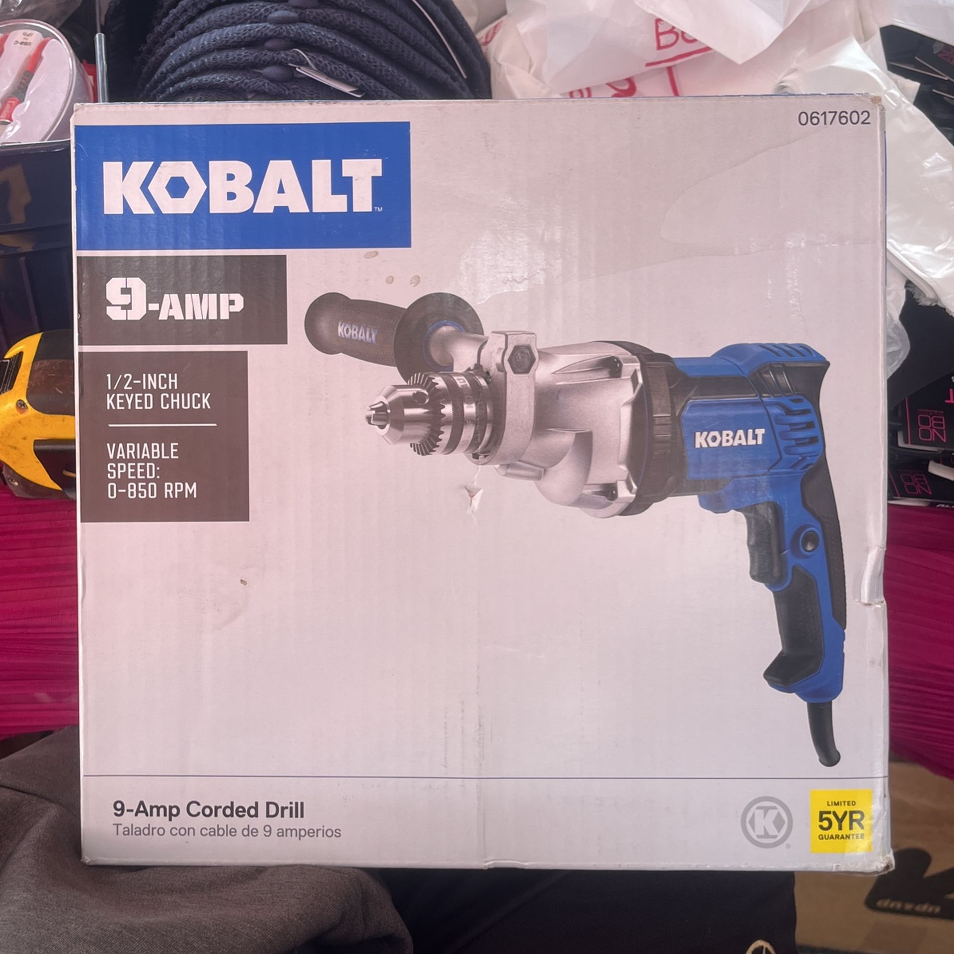 Kobalt 9 amp corded drill hotsell