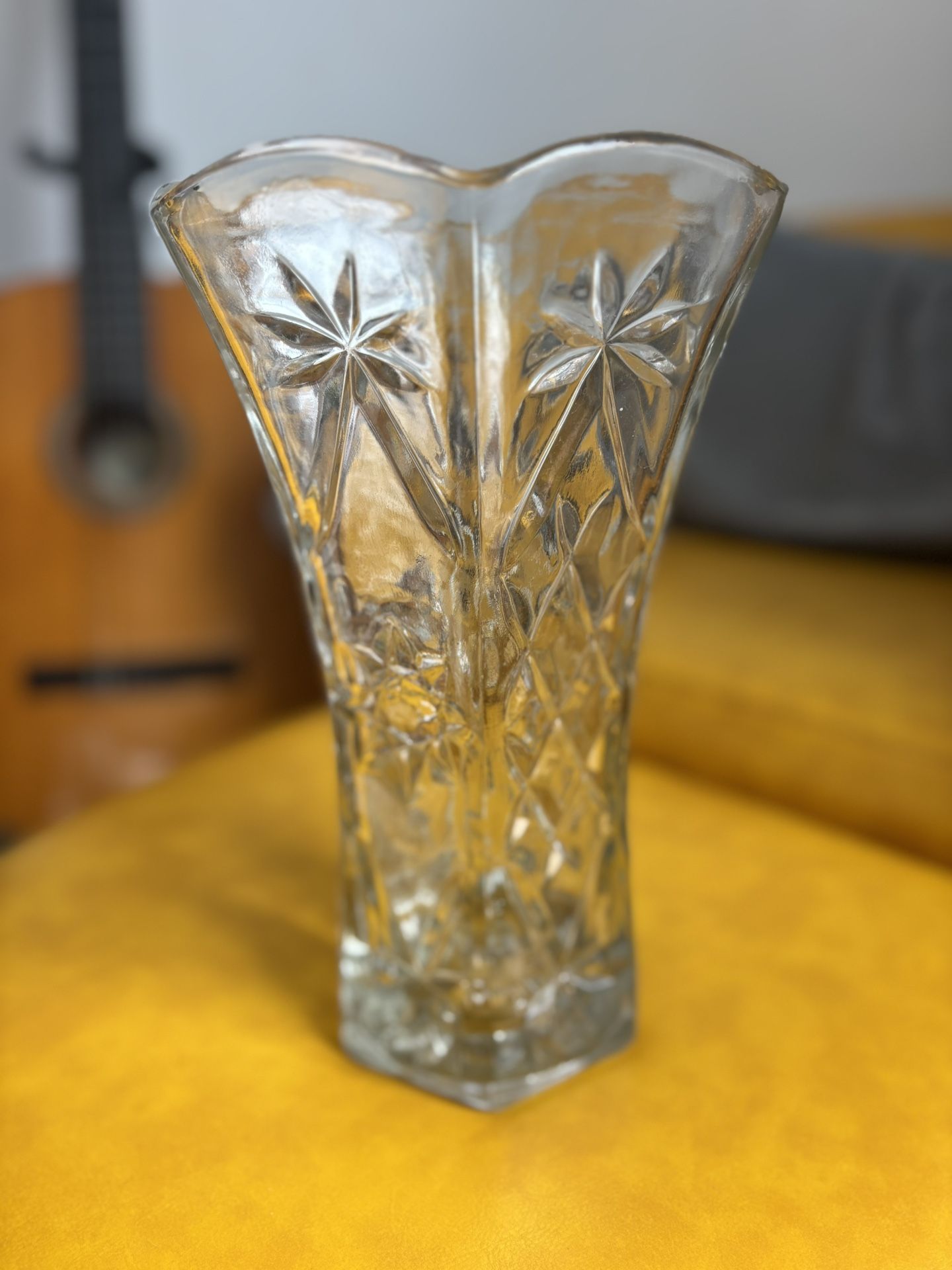 Large Thick Glass Vase