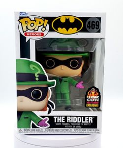 Funko POP HEROES The Riddler #469 LA COMIC Con 2022 Near/Mint