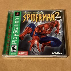 Spider-Man 2: Enter Electro (PlayStation 1 PS1, 2002) Greatest Hits CIB w/ Reg.