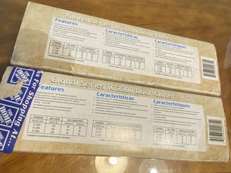 Door closure commercial 2 pcs 40$ for both. Brand new untouched.