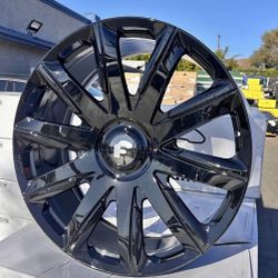 26” FORGIATO Flow 004 Wheels
Gloss Black Finish
New in Stock Today 