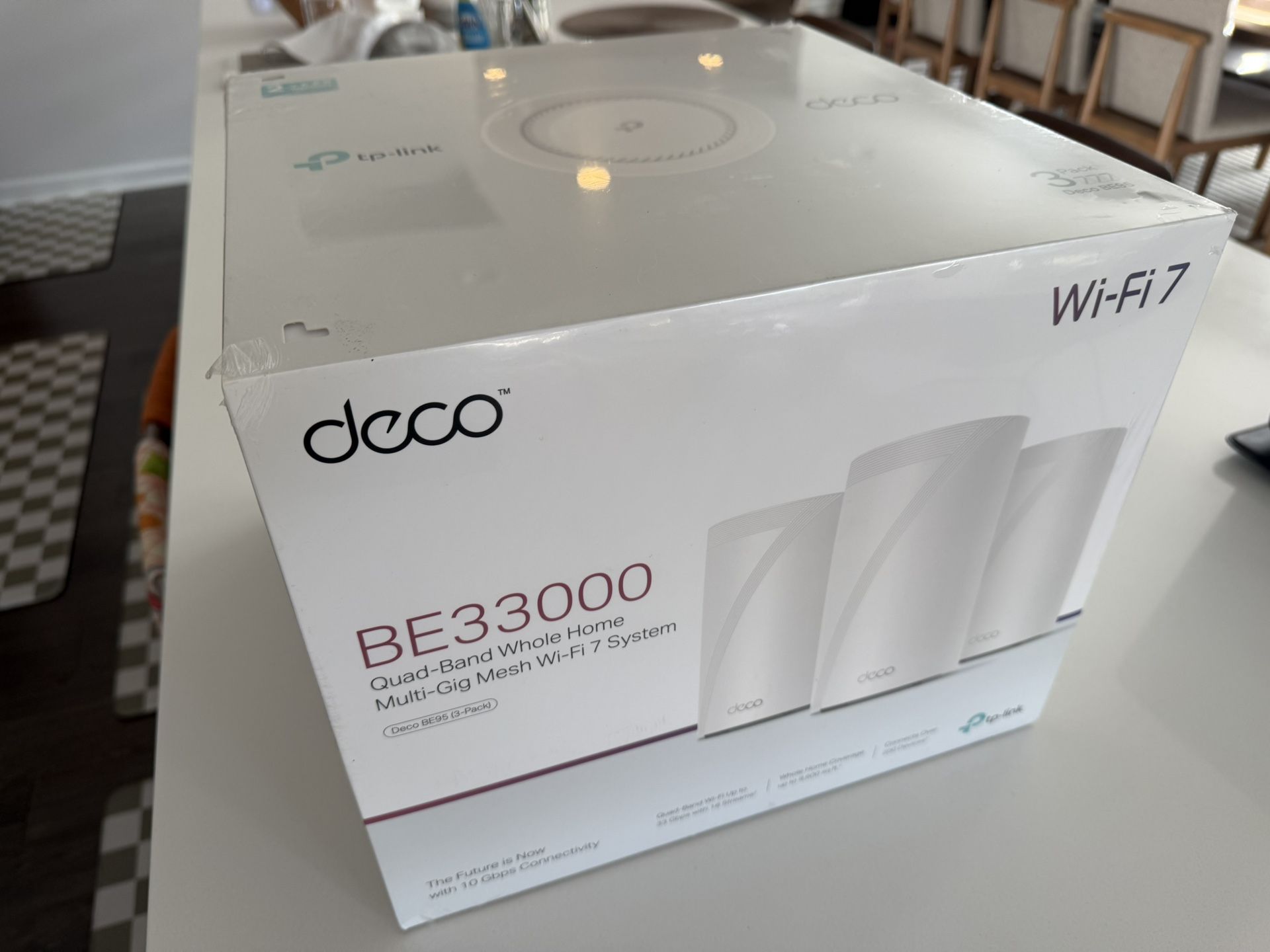 TP-Link Deco BE95 Quad-Band WiFi 7 BE33000 Whole Home Mesh System