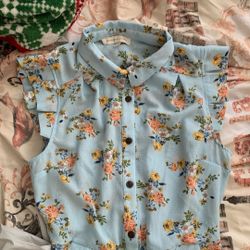 Blue dress size large 