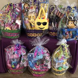 Easter Baskets Several Different Characters Available. 