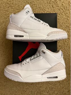 Size 9.5 (Pre owned, comes with original box) - 2025 Air Jordan 3 retro pure money
