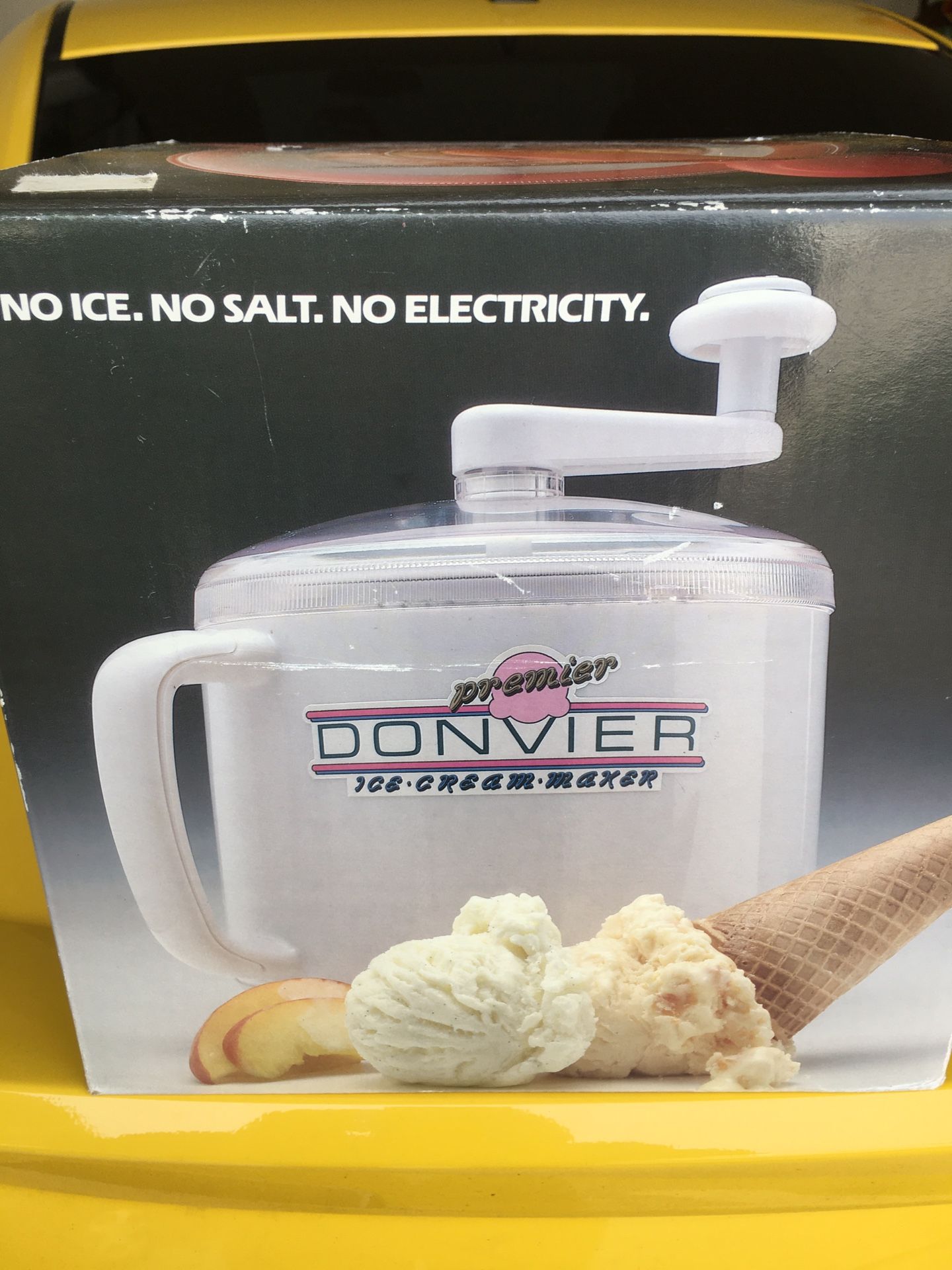Brand new ice cream maker