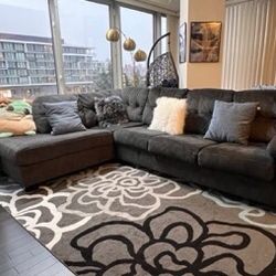 Accrington Dark LAF RAF Sectional Couch 👈 Brand New 💥 Delivery Available 👍