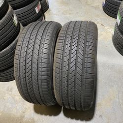 265/50r19 Two Bridgestone Alenza Run Flat Tires