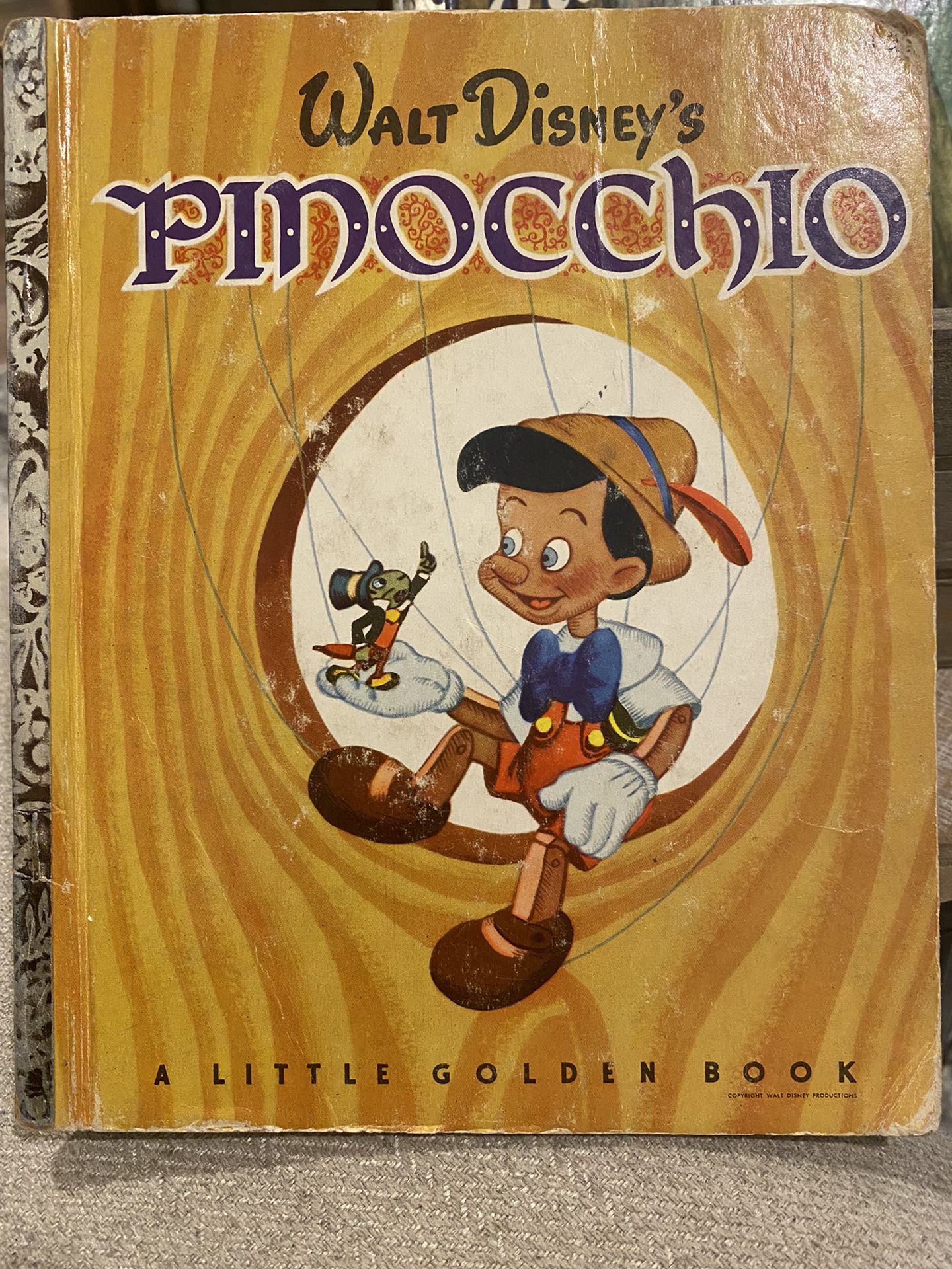 1948 Walt Disney’s Pinocchio Little Golden Book