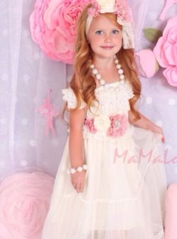 Wedding flower girl or birthday dress everything included 4 to 5 t