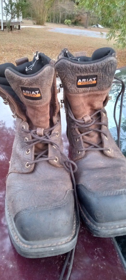 Men's Ariat Steel Toe Waterproof Boots 