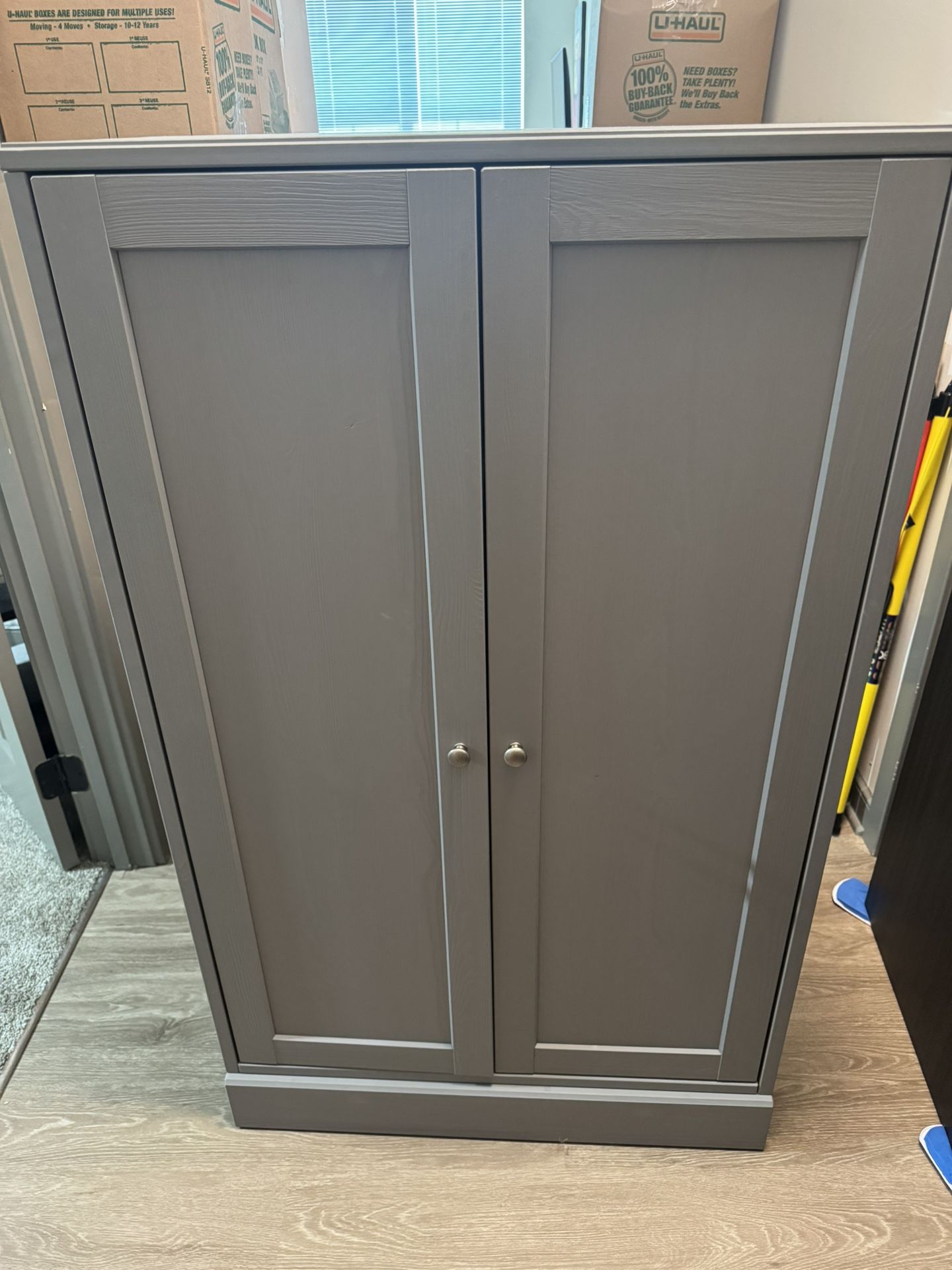 Havsta Cabinet Shelves Gray IKEA