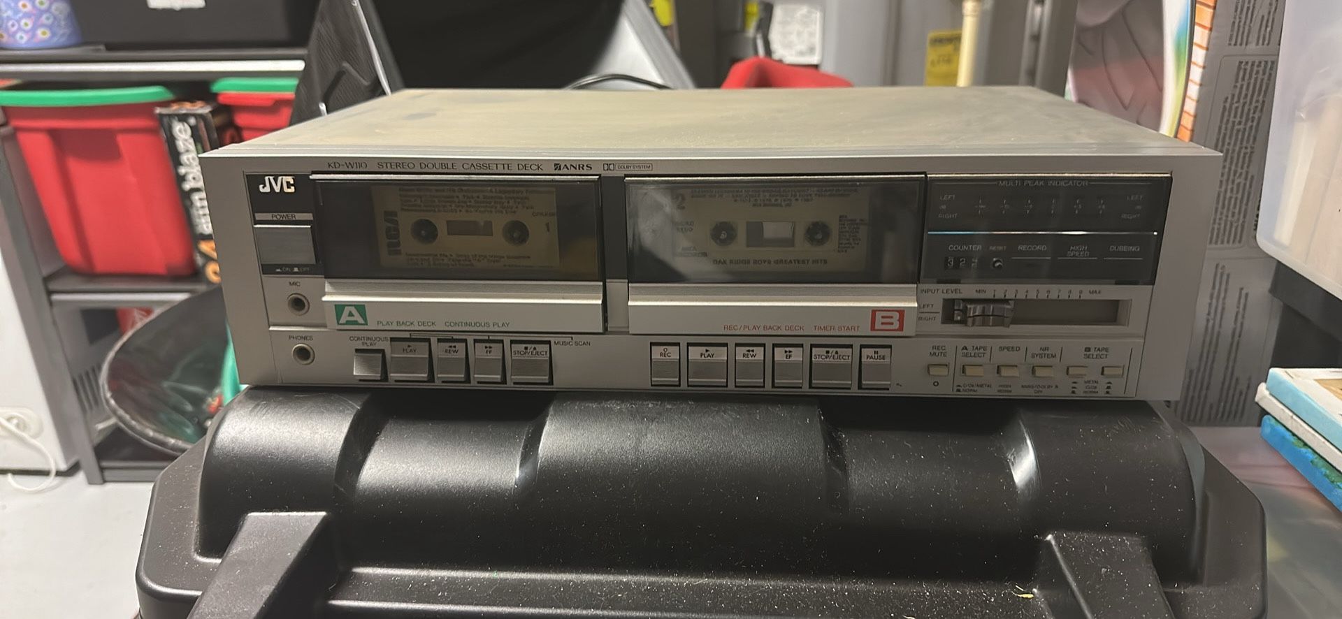 Vintage JVC Cassette Player KD-W110