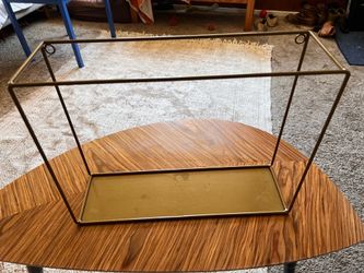 Brass shelf