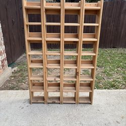 Solid Wood Cd/ DVD / Book Storage Shelf